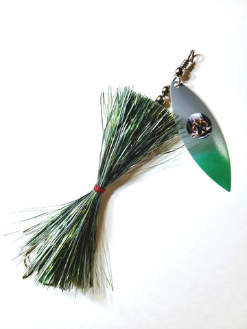 Lil' Willy Flashabou Single7 Willow, Muskie/Pike Bucktail