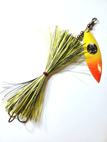 Lil' Willy Flashabou Single7 Willow, Muskie/Pike Bucktail