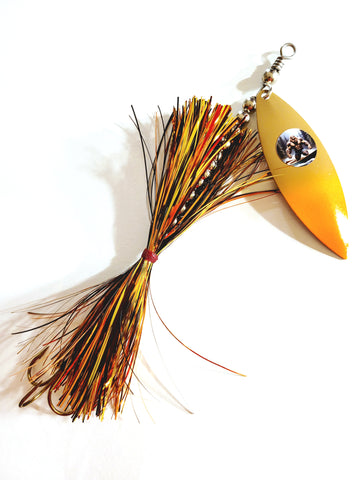 Lil' Willy Flashabou Single7 Willow, Muskie/Pike Bucktail