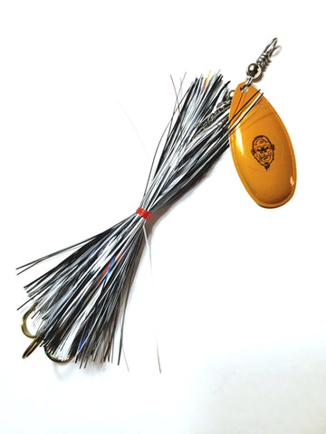 Single8 French Tinsel 'Short Snort', Muskie/Pike Bucktail