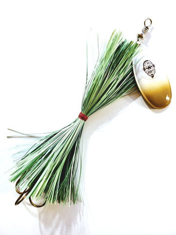 Single8 French Tinsel 'Short Snort', Muskie/Pike Bucktail