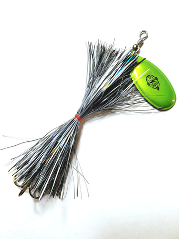Single8 French Tinsel 'Short Snort', Muskie/Pike Bucktail
