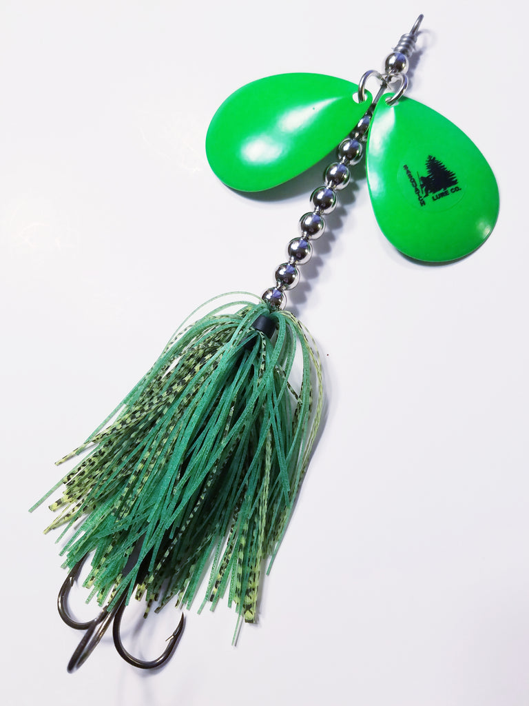 Silicone Double8: Pike/Muskie Bucktail – Sasquatch Lure Co.