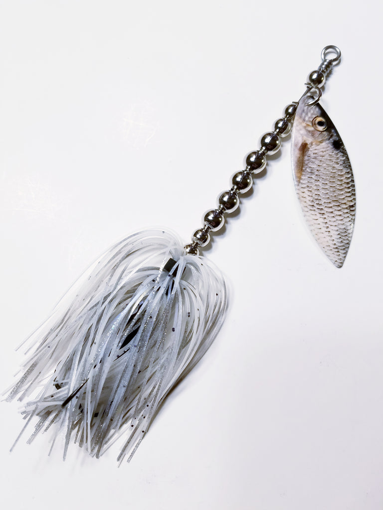 Regular Printed Single Willow Blade Spinnerbait "Shad": Bass, Pike