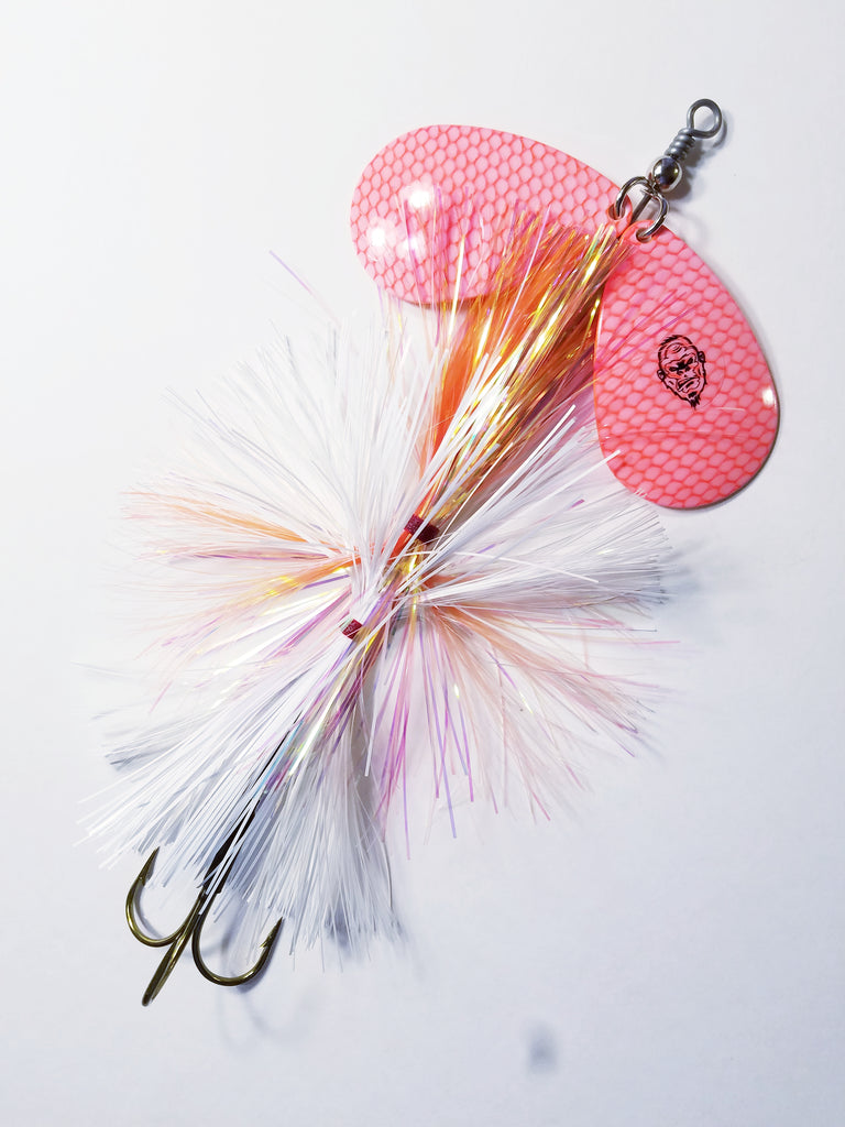 Squatch Flashabou Double9, Muskie/Pike Bucktail