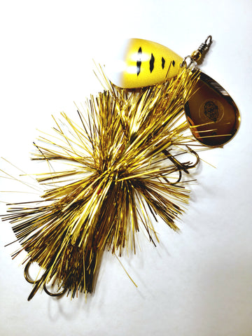 Squatch Flashabou Double9, Muskie/Pike Bucktail