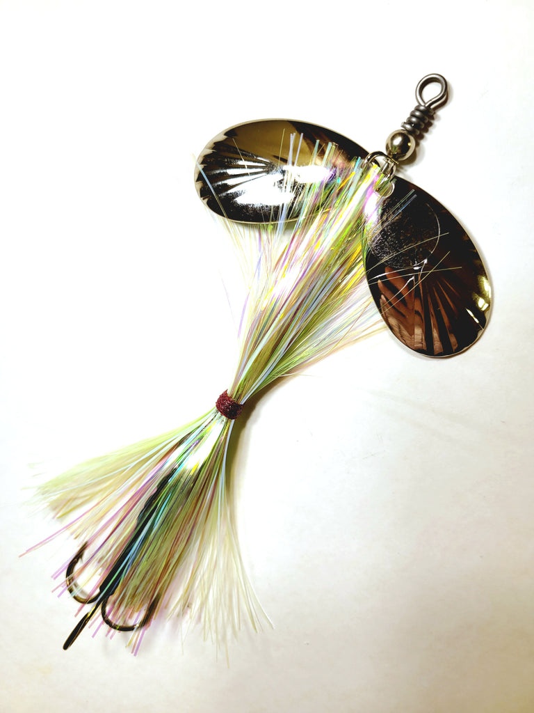Double8 Fluted Tinsel 'Short Snort', Muskie/Pike Bucktail