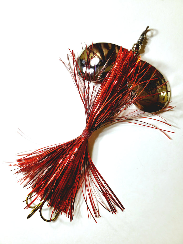 Double8 Tinsel 'Short Snort', Muskie/Pike Bucktail