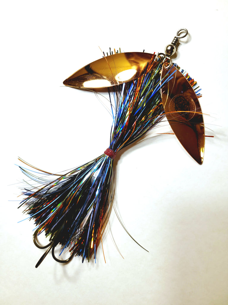 Double6 Tinsel 'Lil' Willy'', Muskie/Pike Bucktail – Sasquatch